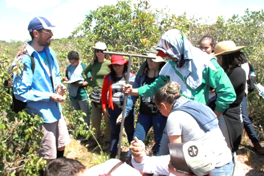A atividade foi desenvolvida com o apoio da Secretaria Municipal de Meio Ambiente e Mineração (SEMMA), através do secretário Sr. Enzio   Harada e do Prefeito Sr. Antônio Odinélio Tavares da Silva.